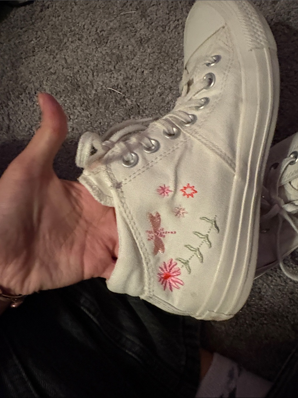 Floral converse - Picture 3 of 4